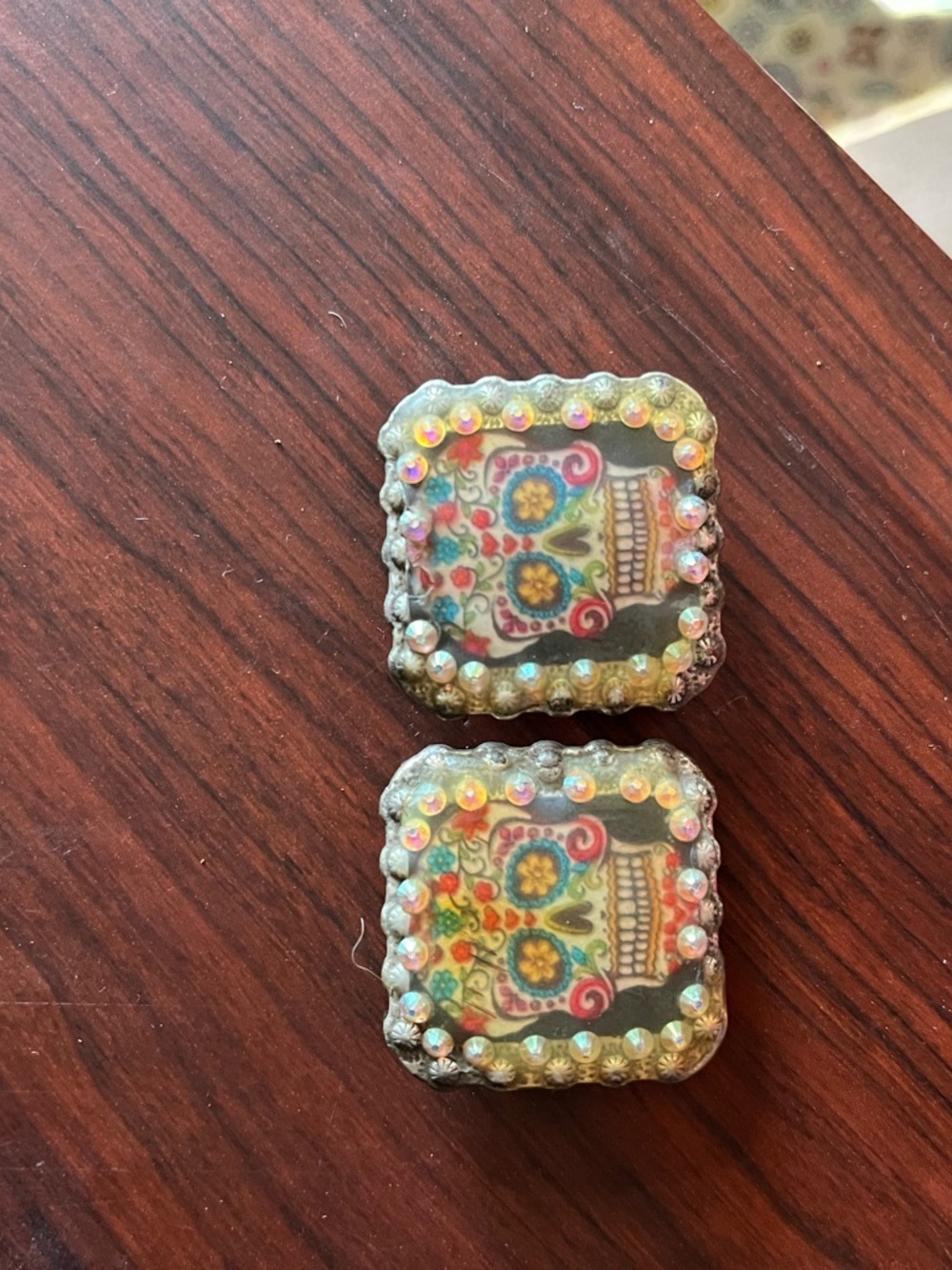 Sugar skull conchos